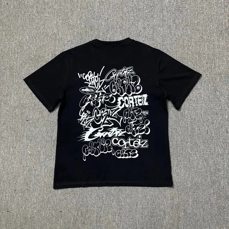 Corteiz T-Shirts Short-Sleeve Graphic Logo T-Shirt — Style 26
