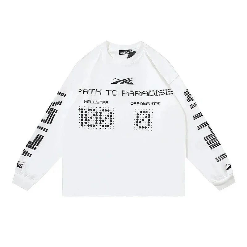 Hellstar Path to Paradise Long Sleeve T-Shirt White - 9