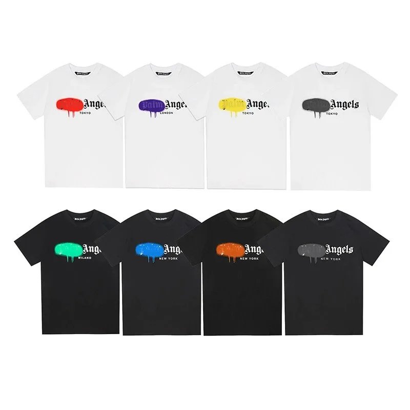 Palm Angels T-Shirts Short-sleeve graphic logo T-shirt image 3