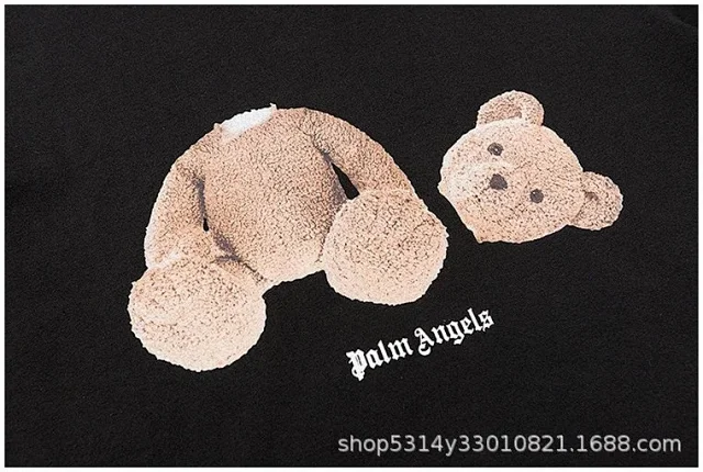 Palm Angels T-Shirts Short-sleeve graphic logo T-shirt product detail image 6