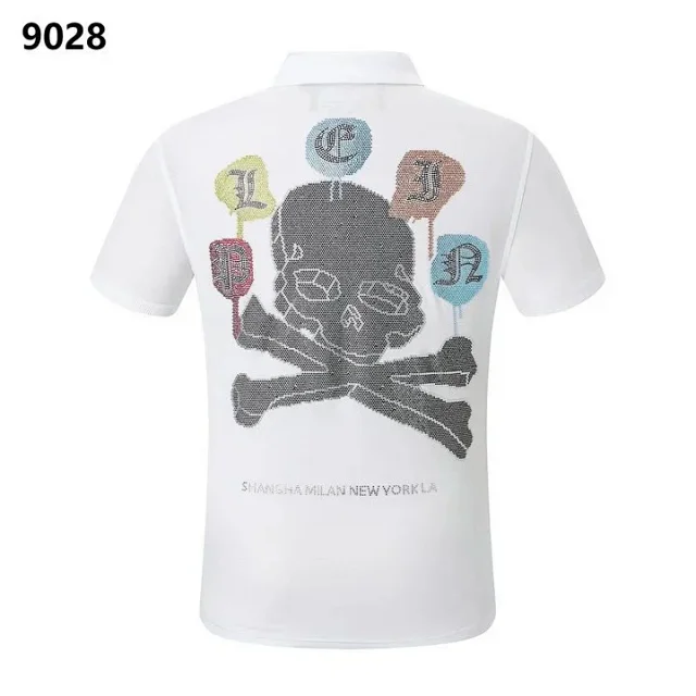 Philipp Plein Short-Sleeve Graphic Tops product detail image 5