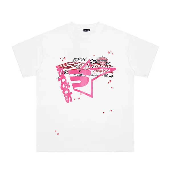 Alpinestars x Harley-Davidson 2008 Daytona Bike Week Pink Star T-Shirt - 1