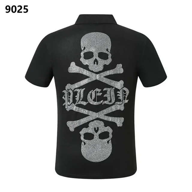 Philipp Plein Short-Sleeve Graphic Tops product detail image 8