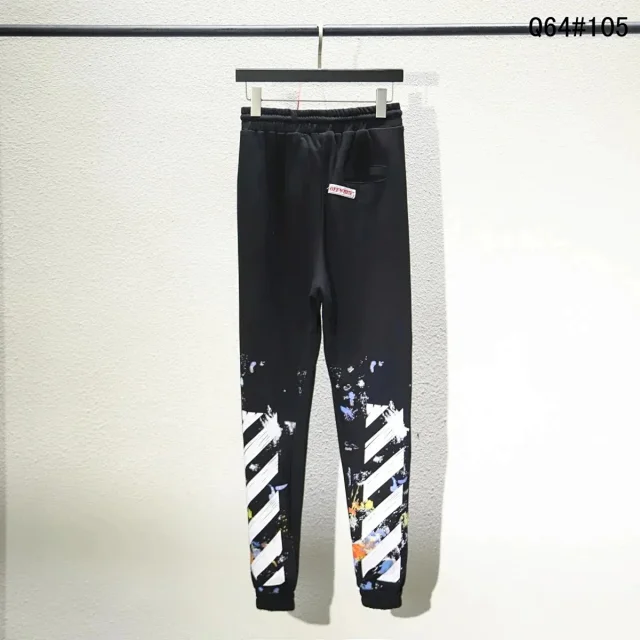 Unbranded Trousers Elastic-Waist Jogger with Diagonal Leg Prints product detail image 8