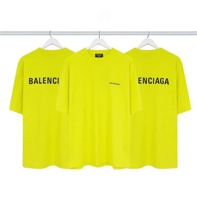 Balenciaga T-Shirts Short-Sleeve Logo Graphic T-Shirt product detail image 3