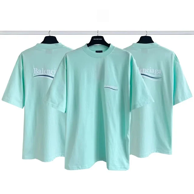 Balenciaga T-Shirts Short-Sleeve Logo Graphic T-Shirt product detail image 4