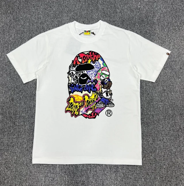 A Bathing Ape T-Shirts Short-sleeve camouflage Head graphic product detail image 5