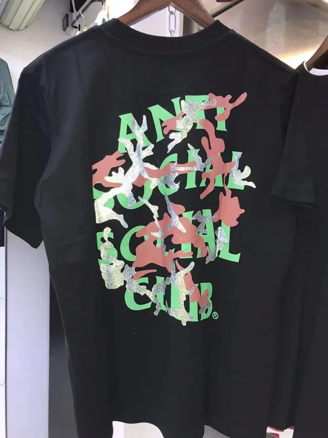 Anti Social Club T-Shirts Graphic Print Short-Sleeve T-Shirt product detail image 9