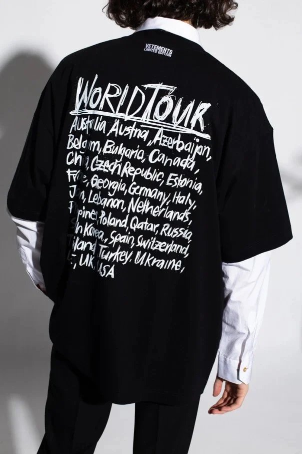 Vetements I'll Show You My Vetements If You Show Me Yours Black T-Shirt - 6