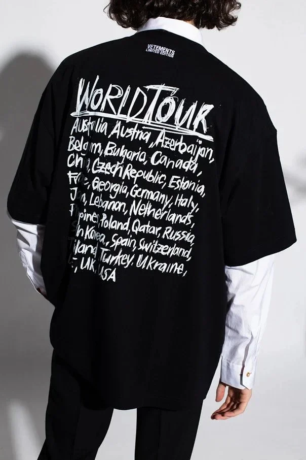 Vetements T-Shirts Logo-Print product detail image 5