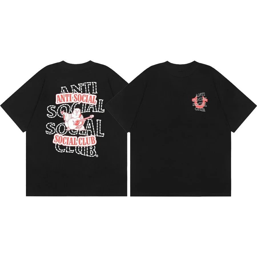 Anti Social Club T-Shirts Graphic Print Short-Sleeve T-Shirt image 5