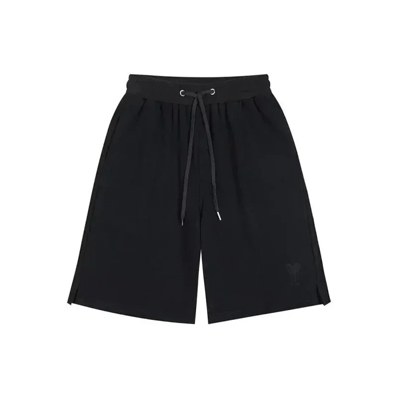 AMI Paris Shorts Drawstring with de Cœur heart patch image 12