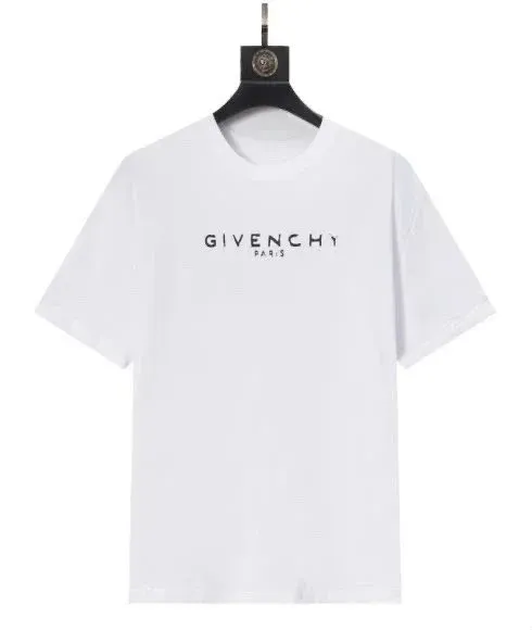 Givenchy Logo Print White T-Shirt - 1