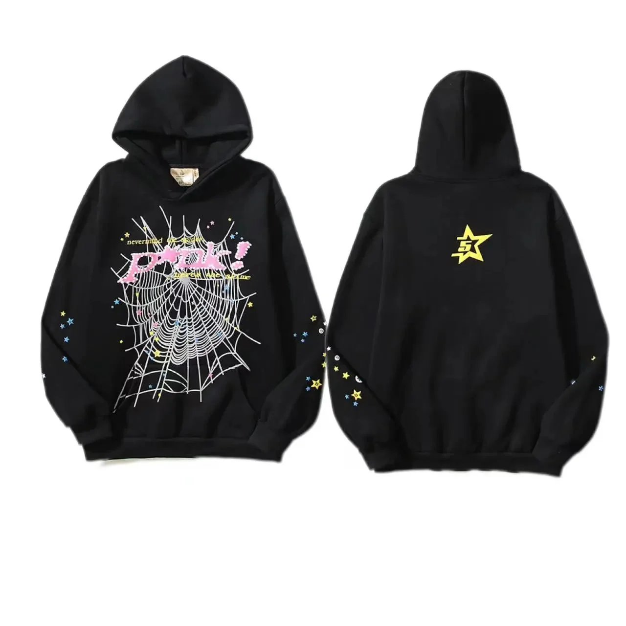 Marni Hoodies & Sweatshirts Logo-print pullover hoodie with kangaroo pocket — 16