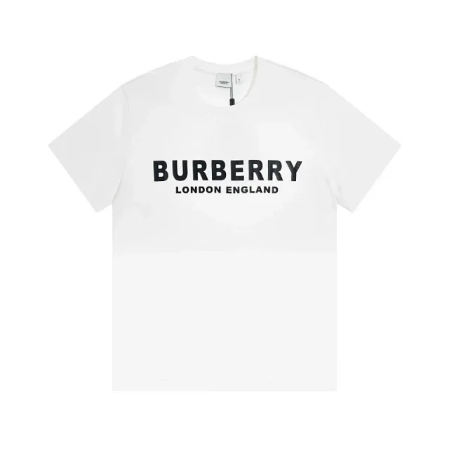 Burberry T-Shirts Logo Print Short-Sleeve Crewneck product detail image 2