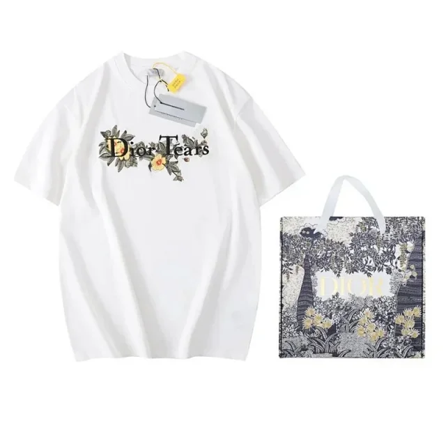 Dior T-Shirts Logo Print product detail image 5