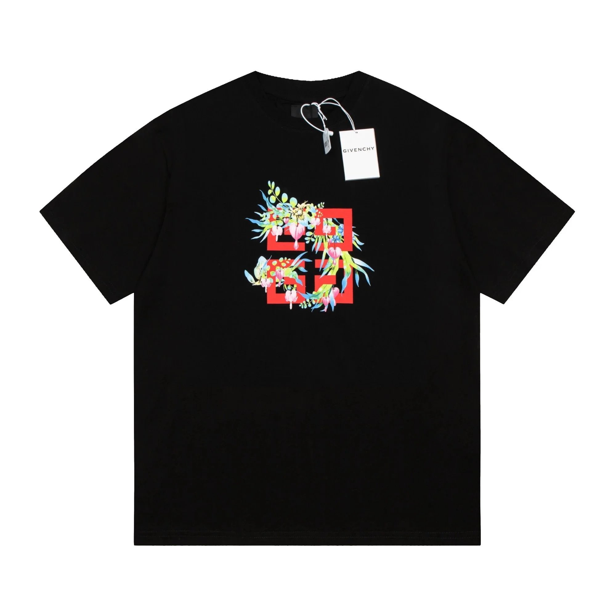 Givenchy Flame 4G Logo Black T-Shirt - 6