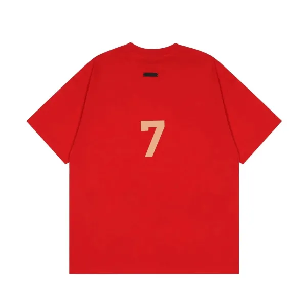 Off-White Number 7 Red T-Shirt - 1