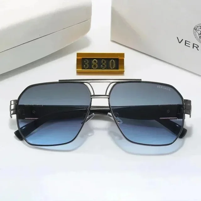 Versace Eyewear Double-bridge aviator sunglasses product detail image 3