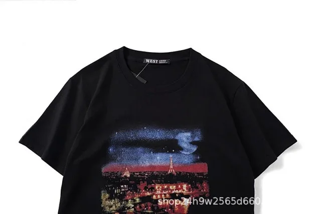 West Paris T-Shirts Cityscape Graphic product detail image 9