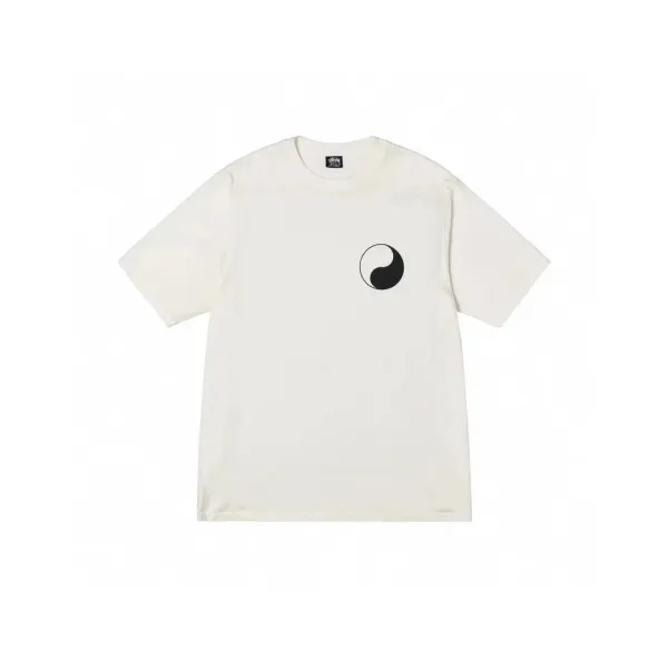 Stüssy Yin Yang Graphic T-Shirt Off-White - 1