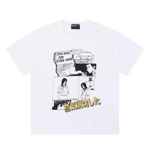 Erdem x Psychic Magazine Black Graphic Print T-Shirt - 3
