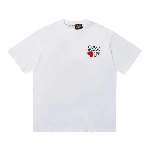 Loewe x Paula's Ibiza Heart Anagram T-Shirt White - 1