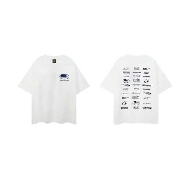 Corteiz Logo Patch T-Shirt White - 1