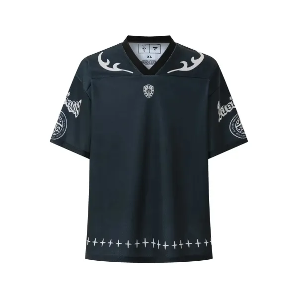 Travis Scott x Fragment Design Football Jersey Navy - 1