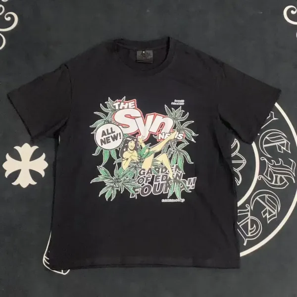 SYNA.TRIBE Garden of Eden Found! All New T-Shirt Black - 1