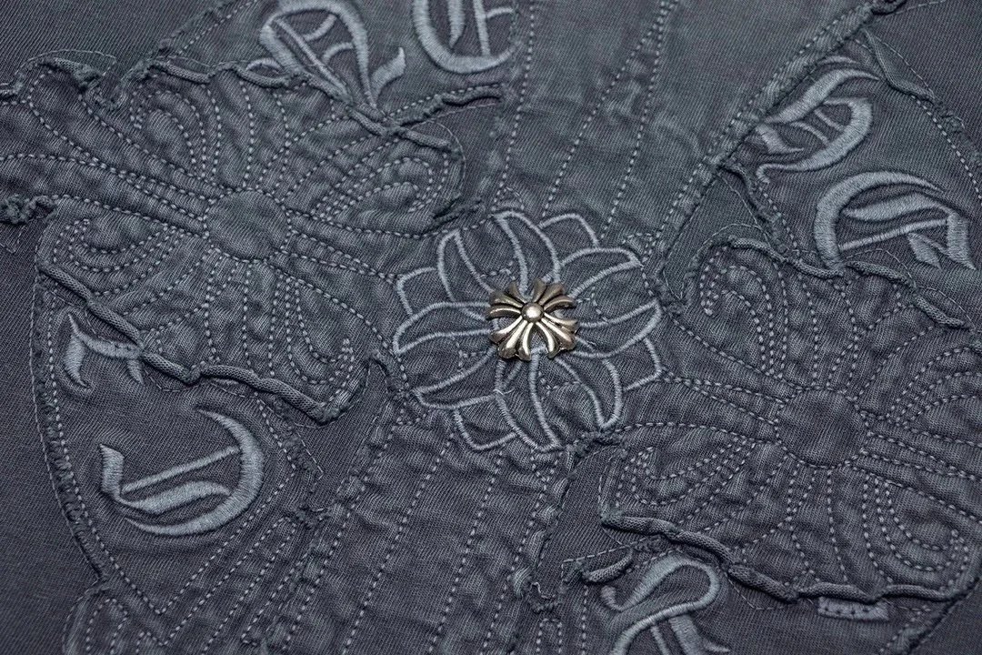 Chrome Hearts T-Shirts Cross Graphic Short-Sleeve T-Shirt image 2