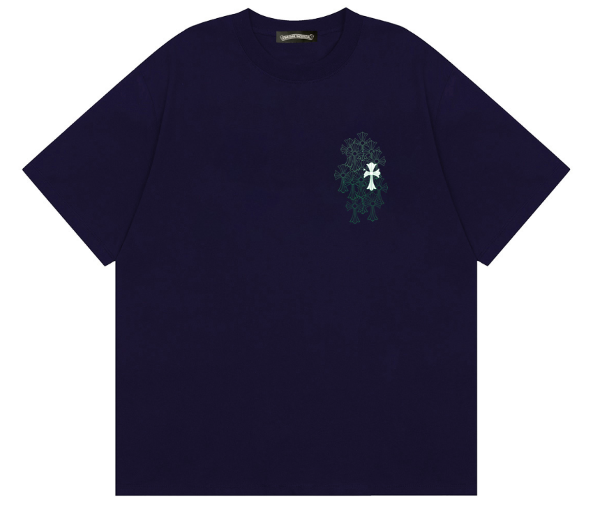 Chrome Hearts T-Shirts Cross Graphic Short-Sleeve T-Shirt image 14