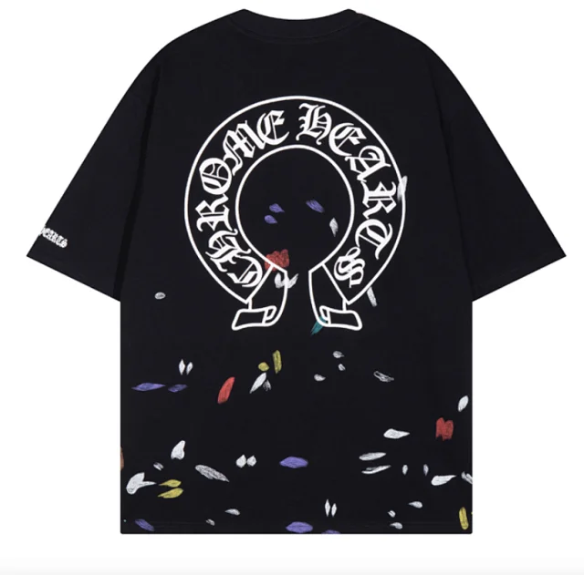 Chrome Hearts T-Shirts Cross Graphic Short-Sleeve T-Shirt product detail image 9