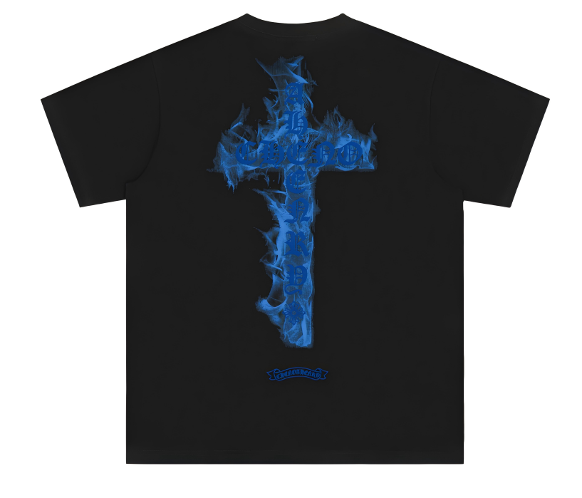 Chrome Hearts T-Shirts Cross Graphic Short-Sleeve T-Shirt — 15