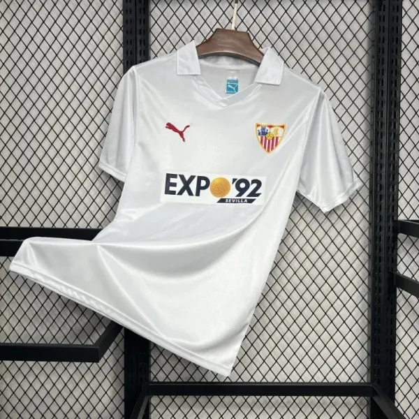 Puma Sevilla FC 1992 Expo '92 Away Jersey White - 1