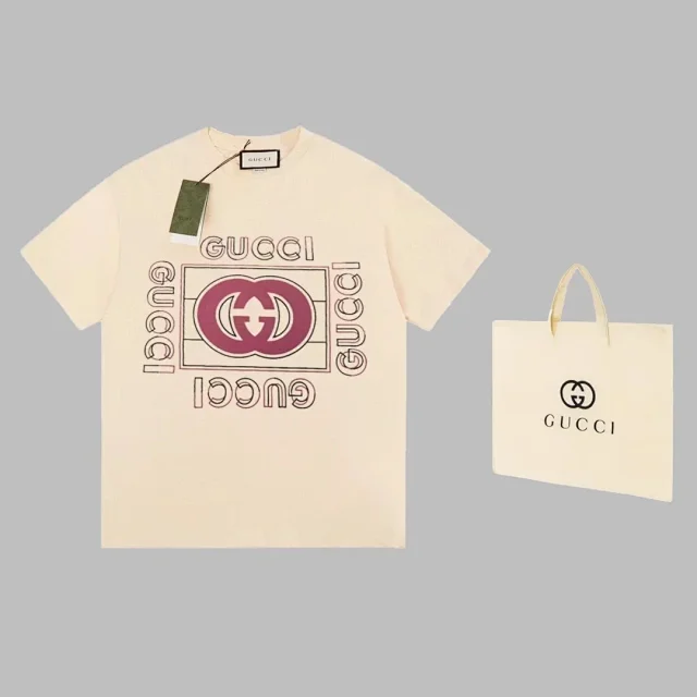 Gucci T-Shirts Short-Sleeve Graphic Print product detail image 4