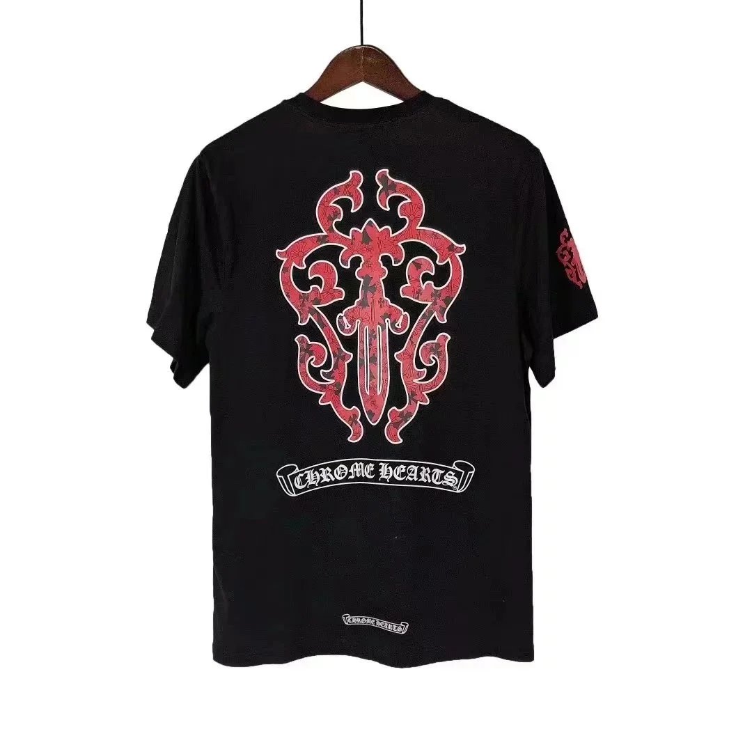 Chrome Hearts Circle Logo Black T-Shirt - 4