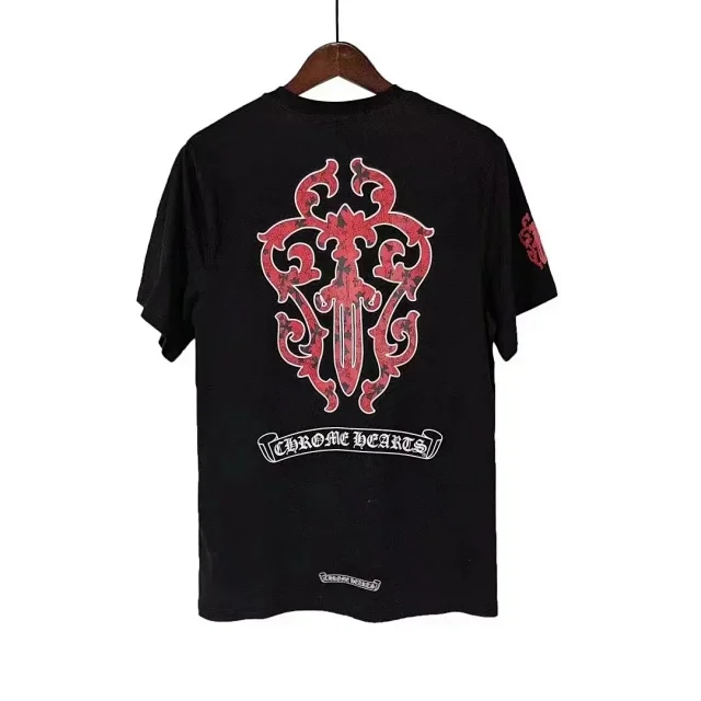 Chrome Hearts T-Shirts Short-Sleeve Graphic Print product detail image 3