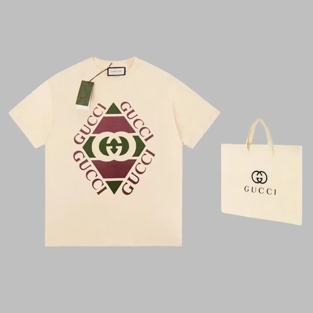 Gucci T-Shirts Short-Sleeve Graphic Print product detail image 9