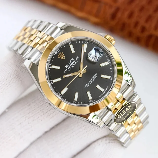 Rolex Watches Oyster Perpetual Datejust two-tone bracelet watch product detail image 2
