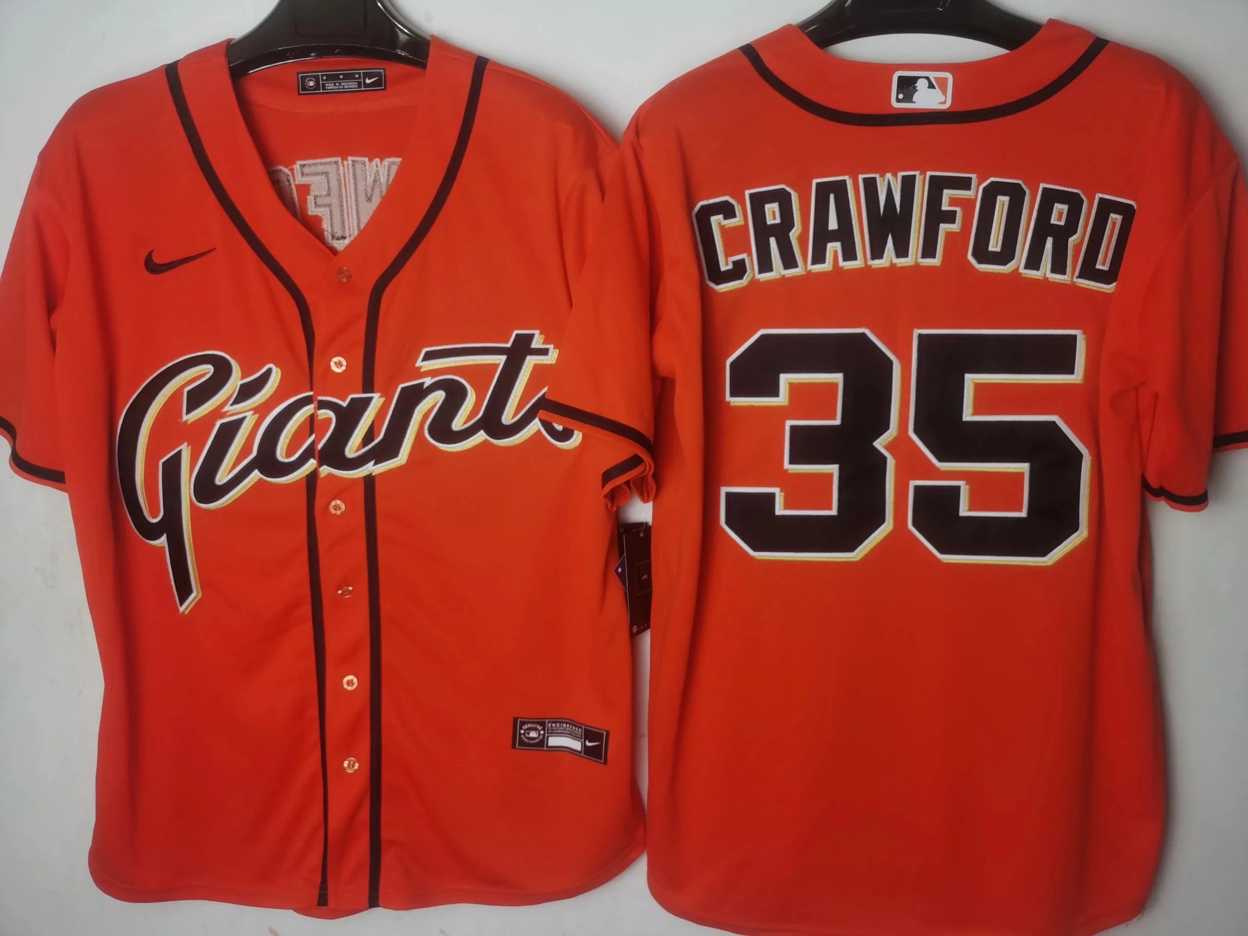 Nike MLB San Francisco Giants Barry Bonds Cream Away Jersey - 3