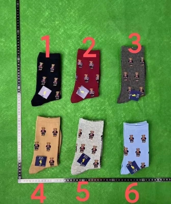 Ralph Lauren Polo Bear Socks Assorted Colors Socks - 1