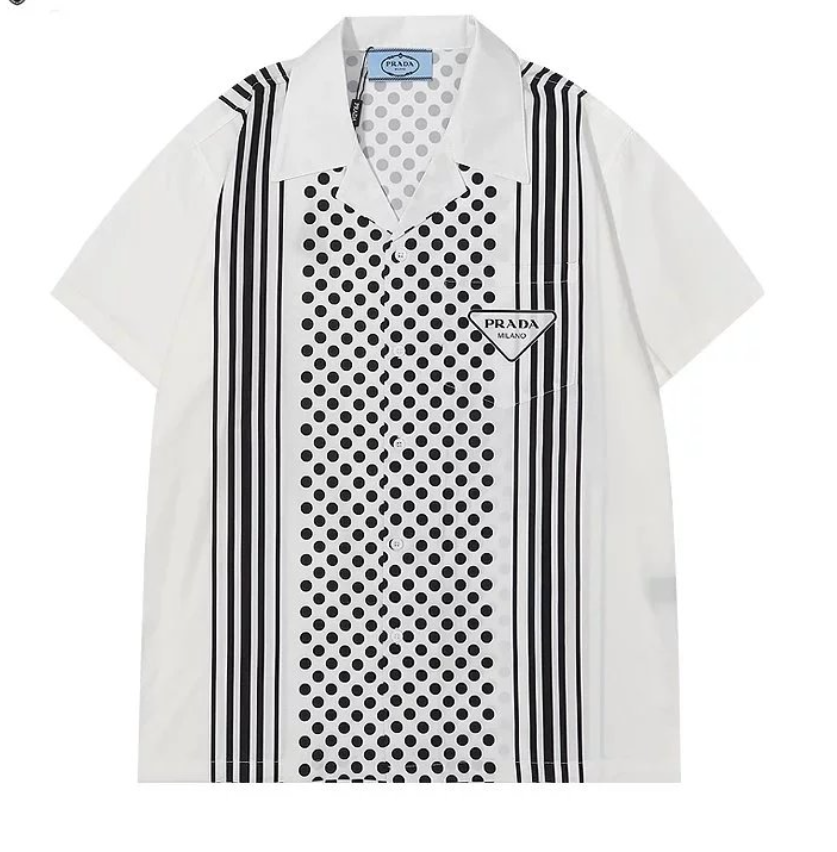 Prada Shirts MX 60 short-sleeve camp-collar graphic shirt image 5
