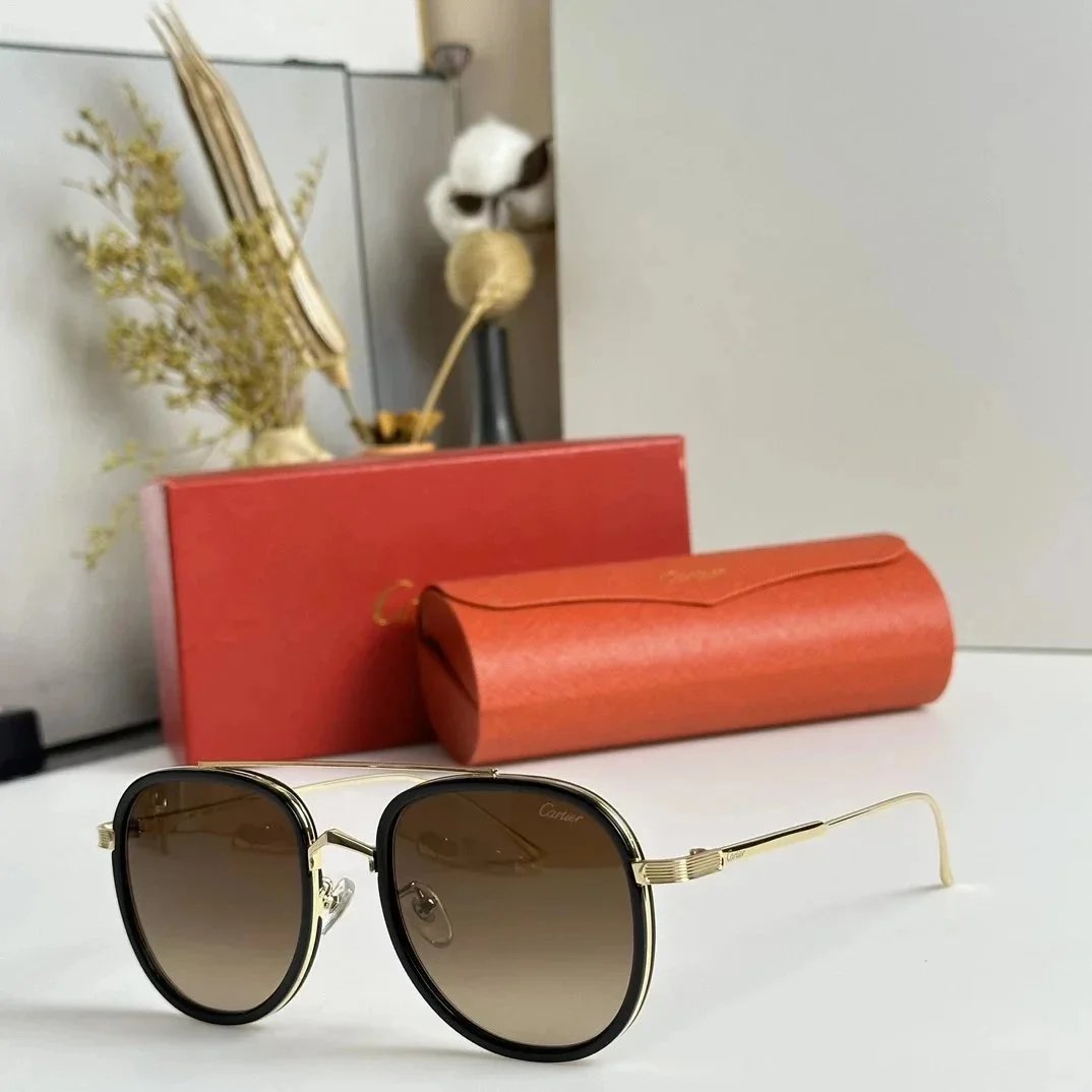 Cartier Eyewear CT0418O Rimless Rectangular Glasses — 12