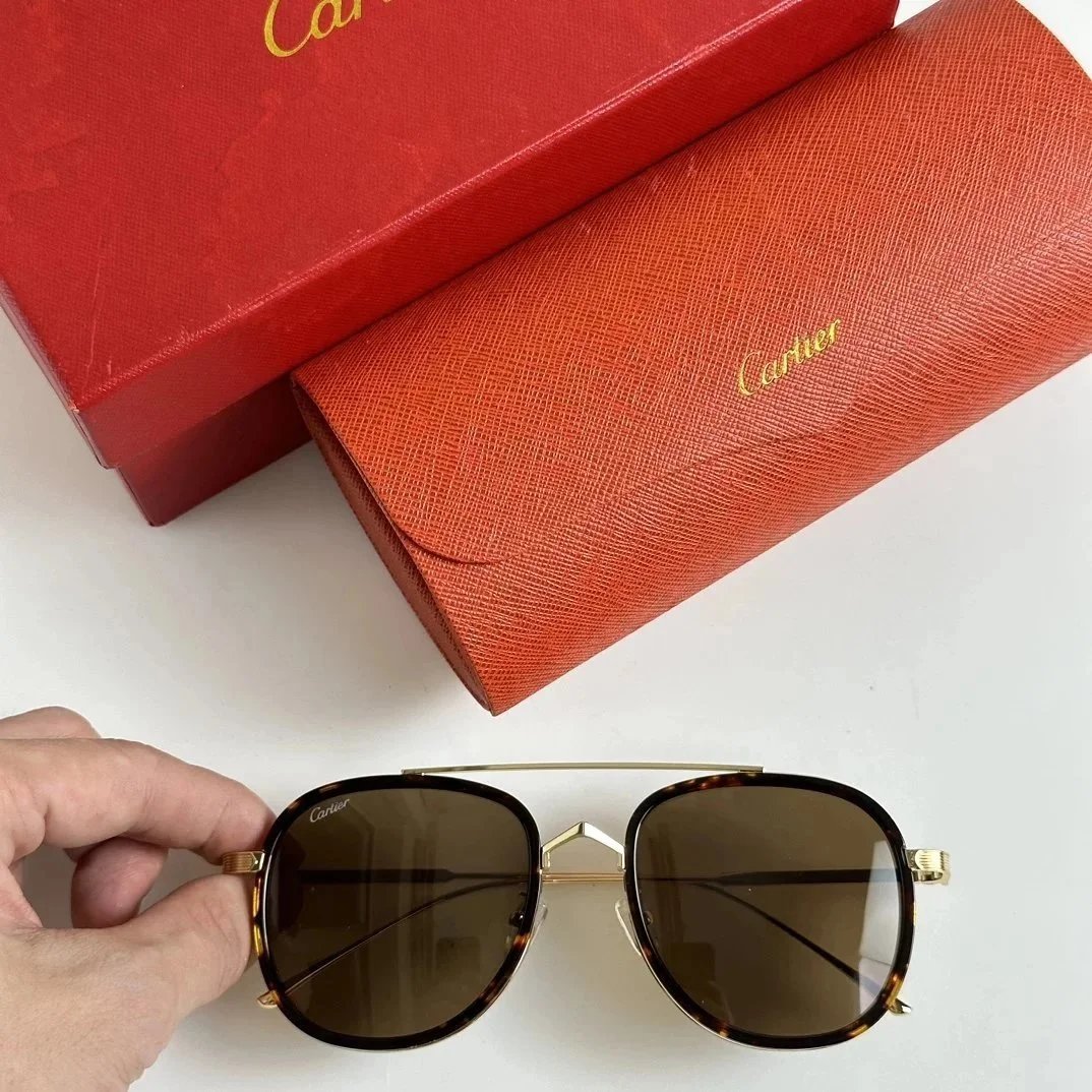 Cartier Eyewear CT0418O Rimless Rectangular Glasses — 16