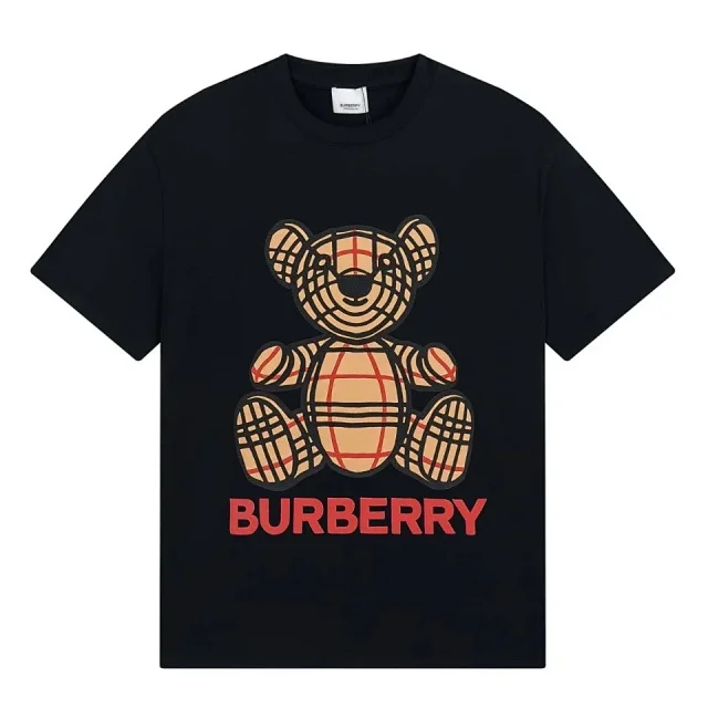 Burberry T-Shirts Short-Sleeve Logo and Check Graphic product detail image 1