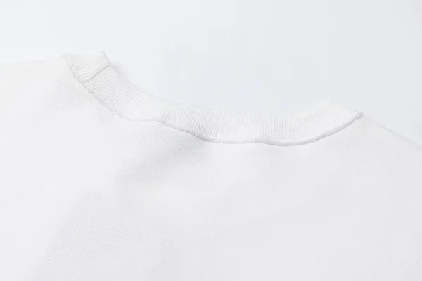 Burberry Logo-Embroidered White Cotton Sweatshirt - 8