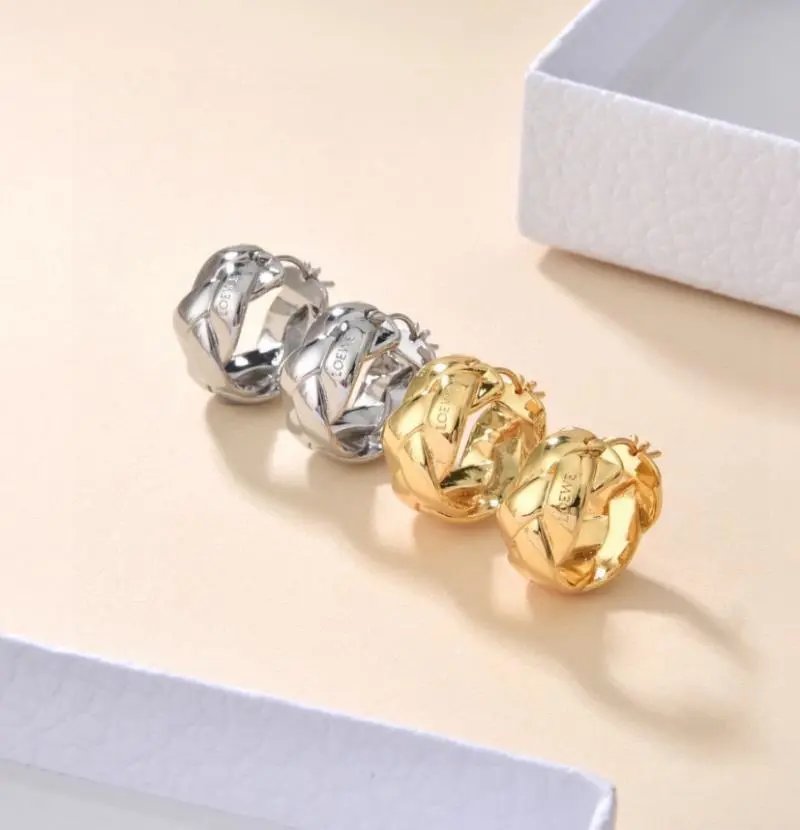 Kobevé Twisted Hoop Earrings Gold Jewelry - 2