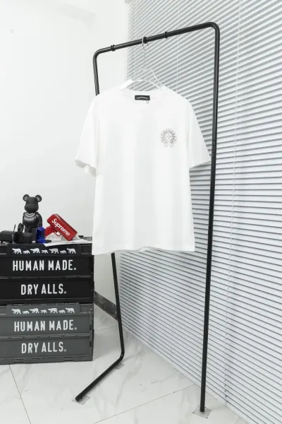 Chrome Hearts x Human Made White Logo T-Shirt - 1