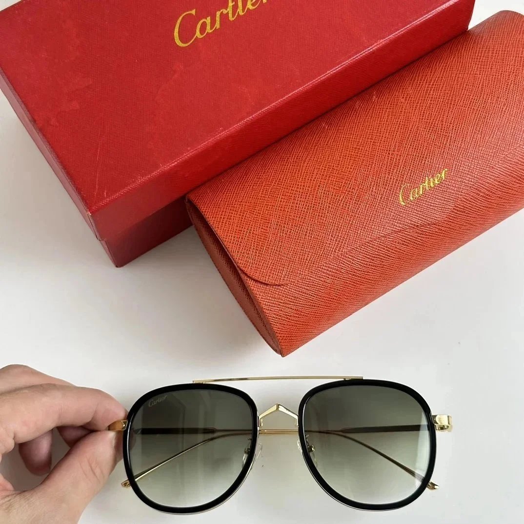 Cartier Eyewear CT0418O Rimless Rectangular Glasses — 21